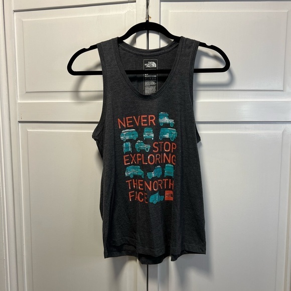 The North Face Never Stop Exploring Tank Top Size Women’s Small Color Dark Gray - Picture 1 of 7